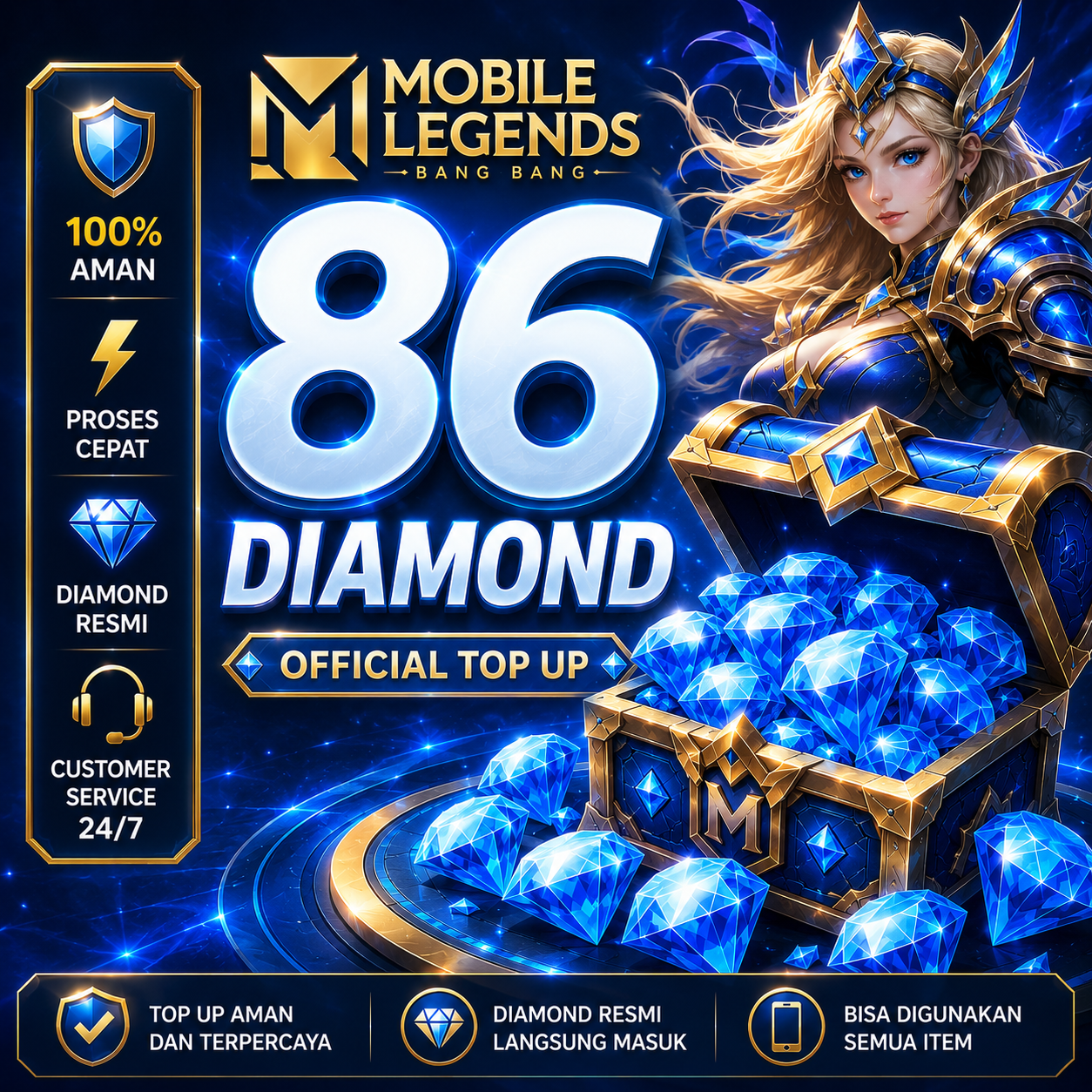 Mobile Legends 86 Diamond